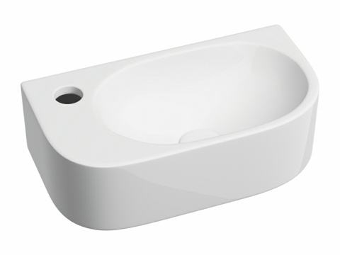  OM壁挂式矩形洗手盆（右侧盆体3d模型 