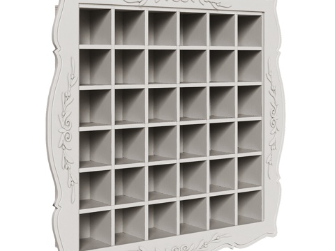  OM经典风格70厘米调料柜3d模型 