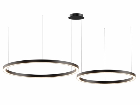  LED吊灯 Corona 水平环形 803d模型 