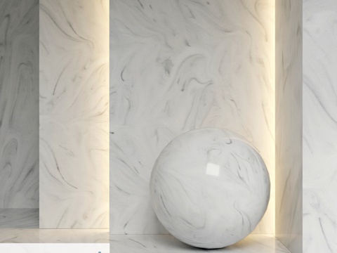  亚克力石 GRANDEX M-720 卡拉拉月光3d模型 