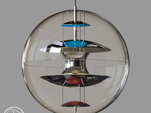  LampsShop.ru PDL2613 悬挂式 Flind3d模型 