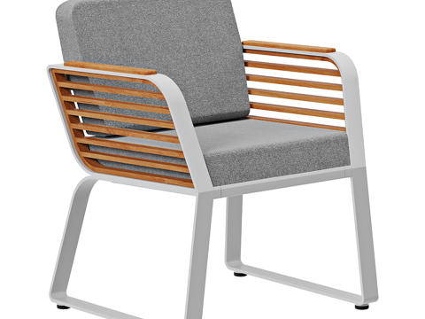  现代简约椅子 单人椅子  休闲椅子 凳子 餐厅椅子3d模型 