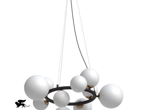  ARTE灯具OM A2243SP-10BK3d模型 