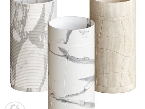  落地式洗脸盆 Azora WB-0098 Asti WB-03d模型 