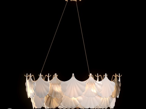  克洛伊德波利尼西亚C8枝形吊灯（型号10433）3d模型 