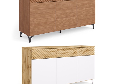  三门柜斯特凡妮亚3d模型 