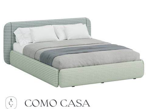  Bergamo床 Como Casa3d模型 