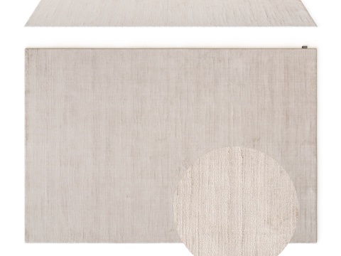  人造丝地毯 Decaro Rugs D1000273d模型 