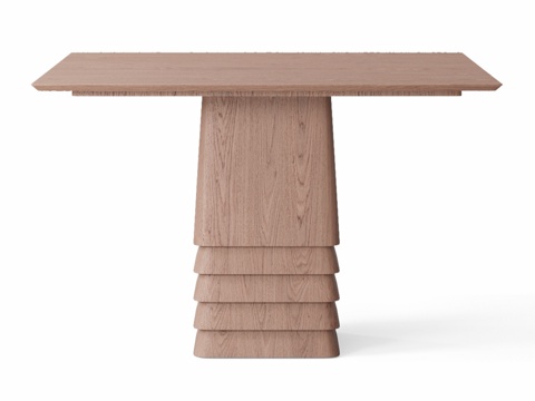  OM Siori Vato 03 餐桌 1200x12003d模型 