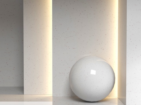  石英石 Noblle Quartz Q117 玉白3d模型 