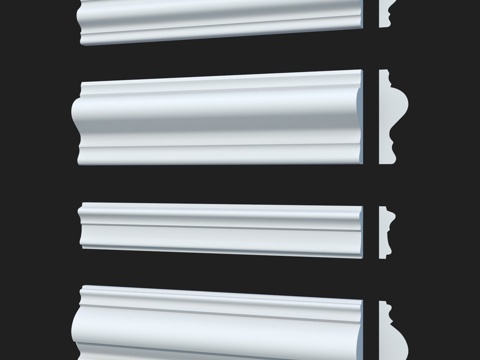  光滑装饰线条套装52. LepGrand3d模型 