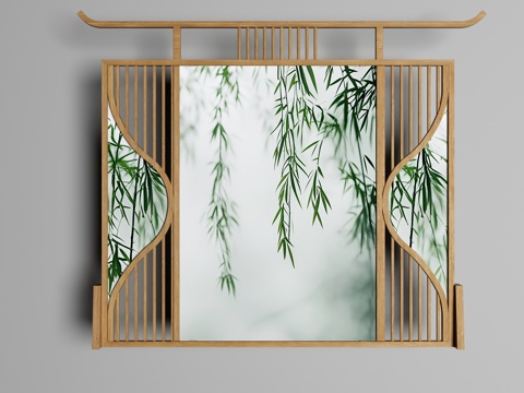  现代屏风隔断3d模型3d模型 