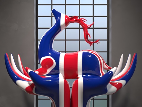  现代装饰摆件3d模型 