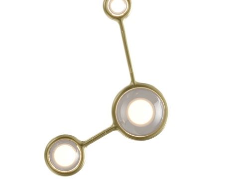  LASVIT 星座三星壁灯 - CL1233d模型 