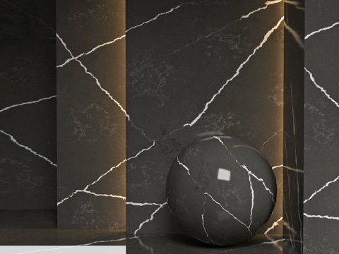  石英石 Noblle Quartz Q850 都市灰3d模型 