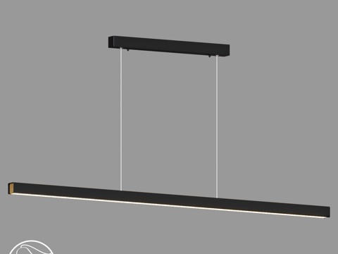  LampsShop.ru PDL2203 吊灯水平棒3d模型 
