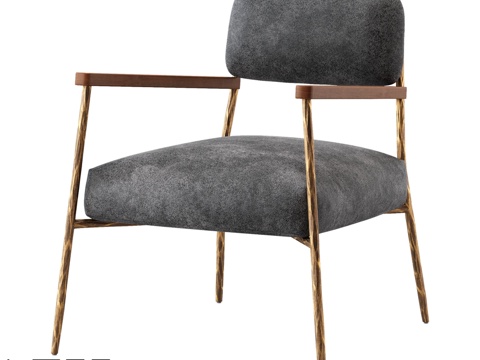  LoftDesigne 42164型号扶手椅3d模型 