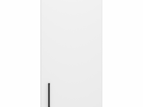  OM柜DIWO布良斯克40壁挂式，白色3d模型 