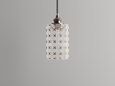  现代吊灯3d模型 