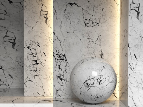  石英石 Noblle Quartz Q923 Arabesc3d模型 