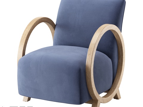  LoftDesigne 36383型号扶手椅3d模型 