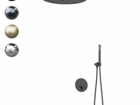  带恒温器的嵌入式淋浴系统 Saona SX-233d模型 