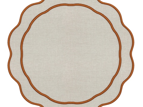  OM_TKANO时尚褶边系列海葵餐垫3d模型 