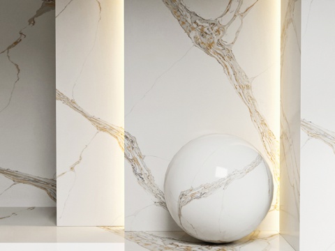  石英石Noblle Quartz Q703博尔吉尼卡拉卡塔3d模型 