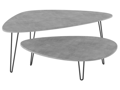  Gardy咖啡桌套装3d模型 