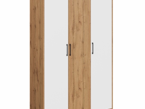  OM衣柜DIWO科斯特罗马120x191x52厘米，三门款3d模型 