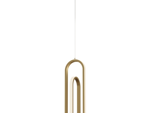  欧法赛吊灯 QN-DEMARK-1P-BG3d模型 