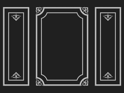  墙面组合 #187. LepGrand3d模型 