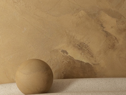  基于Alcaustico N的装饰性涂层mka涂料3d模型 