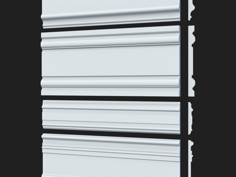  光滑装饰条套装48. LepGrand3d模型 