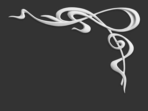  转角组件SU97R（右）3d模型 