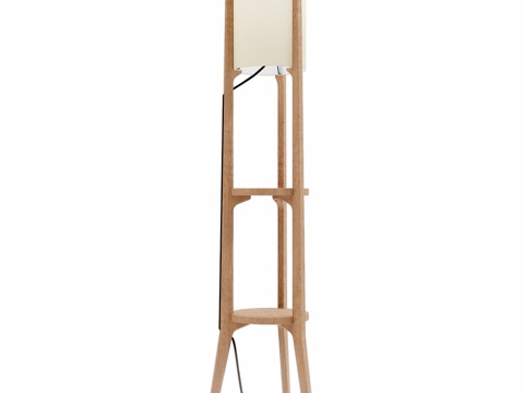  带桌落地灯 Esta Weralav OM3d模型 