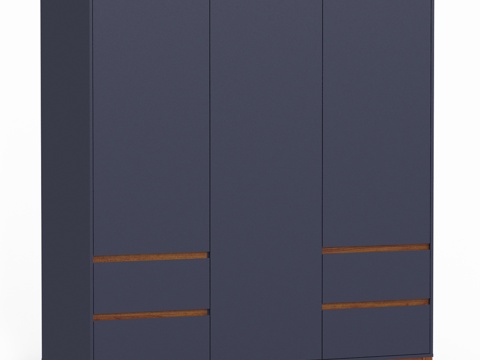  三门衣柜 奥列尔（奥列尔），夜空色 +3d模型 