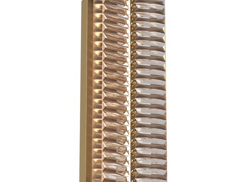  OM Sacrement Gold 410毫米萤石壁灯FL13d模型 