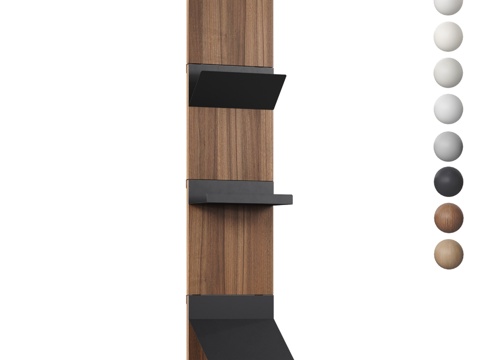  OM条纹挂钩竖版M3d模型 