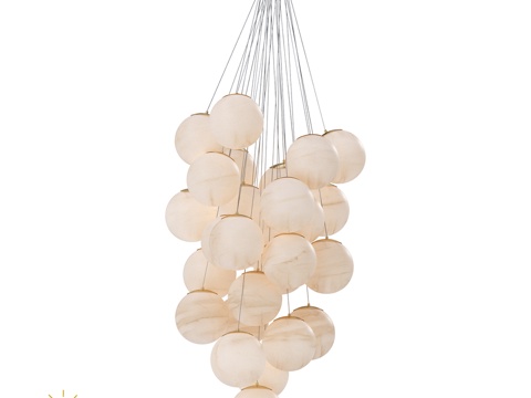  OM水晶吊灯Unity FL1048-29P萤石款3d模型 