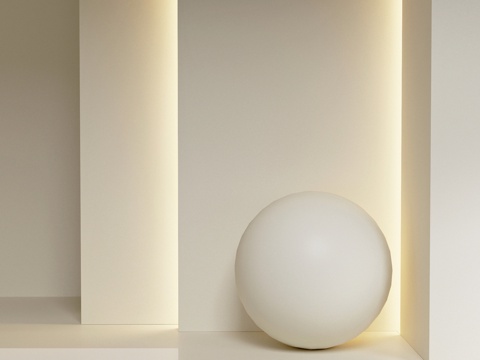  RM104 白色泰加哑光3d模型 