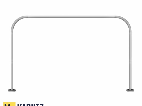  淋浴盘窗帘杆 U形 110x70 Mr.KARNIZ3d模型 