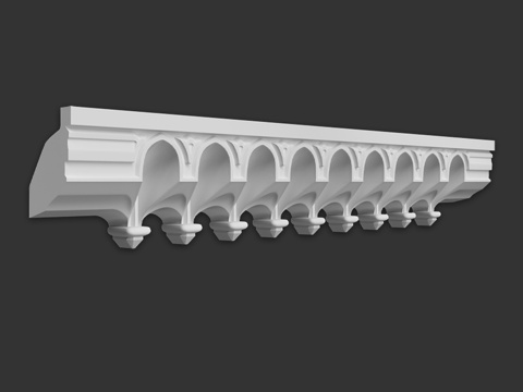  装饰檐口 SK3183d模型 