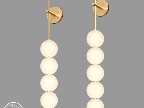  LampsShop.ru B4389 壁灯 别墅款3d模型 