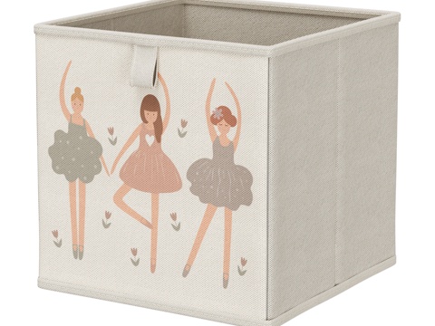  OM玩具收纳箱（皇后装饰婴儿房款28cm）3d模型 