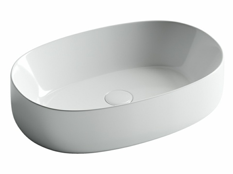  OM 洗脸盆碗顶部椭圆形元素 540x350x143d模型 