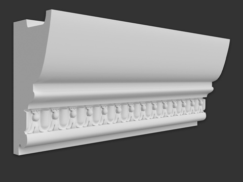  轻质檐口灯带 SKTL169N3d模型 