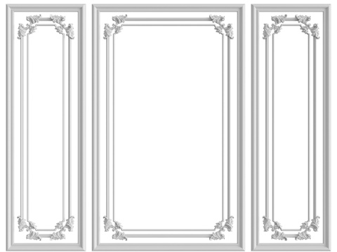  墙面组合 #1653d模型 