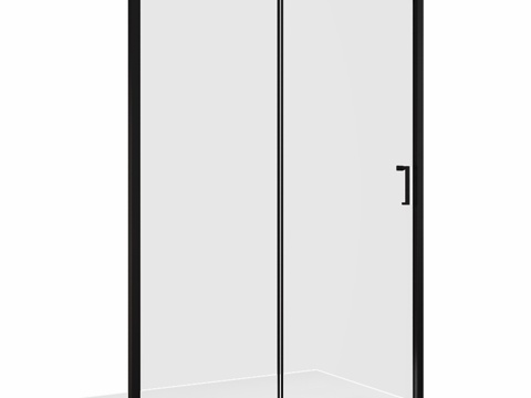  淋浴门 ABBER Schwarzer Diamant AG3d模型 