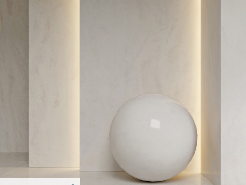  亚克力石 GRANDEX M-701 榛果流纹3d模型 